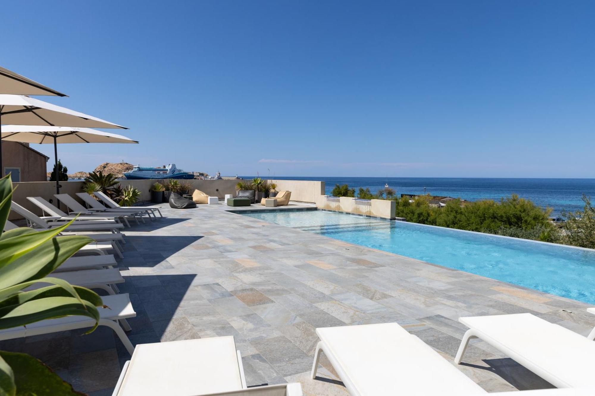 Residence Saletta Mare LʼÎle-Rousse Exterior foto